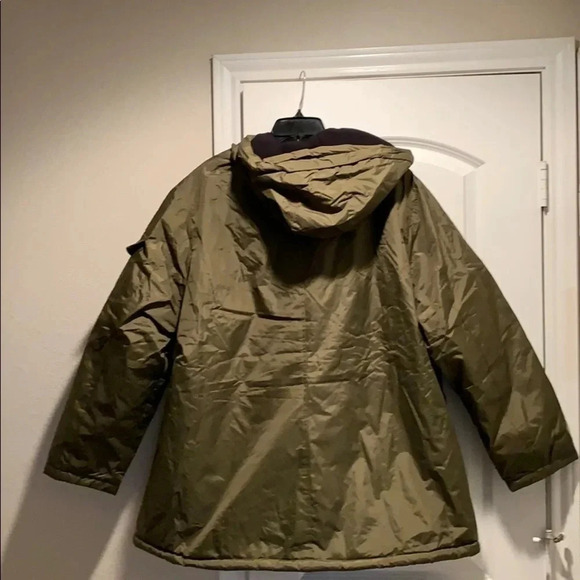 Minus Zero Women’s Parka Expedition Jacket Olive Green Sz 3X New - Picture 3 of 12